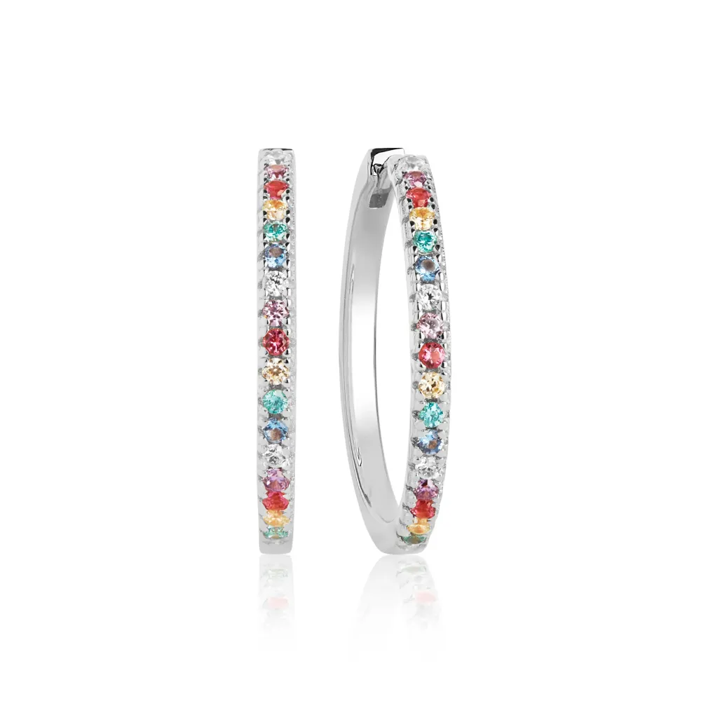Sif Jakobs Jewellery Sif Jakobs Ellera X-Grande øreringe SJ-E22030-XCZ-SS | Øreringe | Sølvsmykker