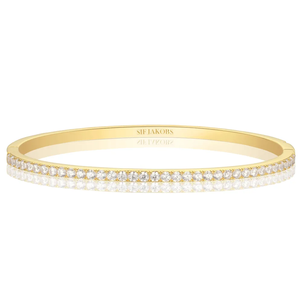 Sif Jakobs Jewellery Sif Jakobs Ellisse armring SJ-BG2344-CZ-YG | Armbånd | Forgyldte Sølvsmykker