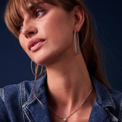 Sif Jakobs Jewellery Sif Jakobs Ellisse Grande øreringe SJ-E2314-CZ | Sølvsmykker