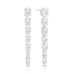 Sif Jakobs Jewellery Sif Jakobs Ellisse Longo Otto øreringe SJ-E2324-CZ | Sølvsmykker