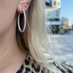 Sif Jakobs Jewellery Sif Jakobs Ellisse Medio øreringe SJ-E2313-CZ | Sølvsmykker