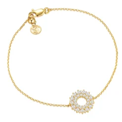 Sif Jakobs Jewellery Sif Jakobs Livigno armbånd SJ-B2366-CZ-YG | Armbånd | Forgyldte Sølvsmykker
