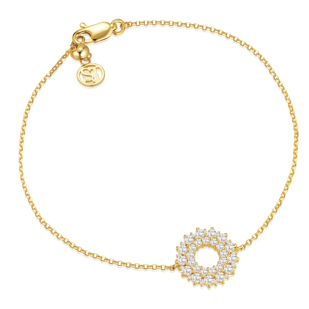 Sif Jakobs Jewellery Sif Jakobs Livigno armbånd SJ-B2366-CZ-YG | Armbånd | Forgyldte Sølvsmykker