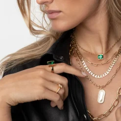 Sif Jakobs Jewellery Sif Jakobs Roccanova Piccolo ring SJ-R42266-CZ-YG | Forgyldte Sølvsmykker