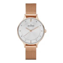 Skagen ure Skagen Anita SKW2151 | Dame Dameure Med Lænke | Dameure I Gulddouble