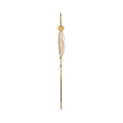 STINE A Jewelry Baroque Pearl ørering 1268-02 | Øreringe | Forgyldte Sølvsmykker
