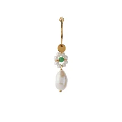 STINE A Jewelry Heavenly Flower Pearl ørering 1298-02 | Øreringe | Forgyldte Sølvsmykker