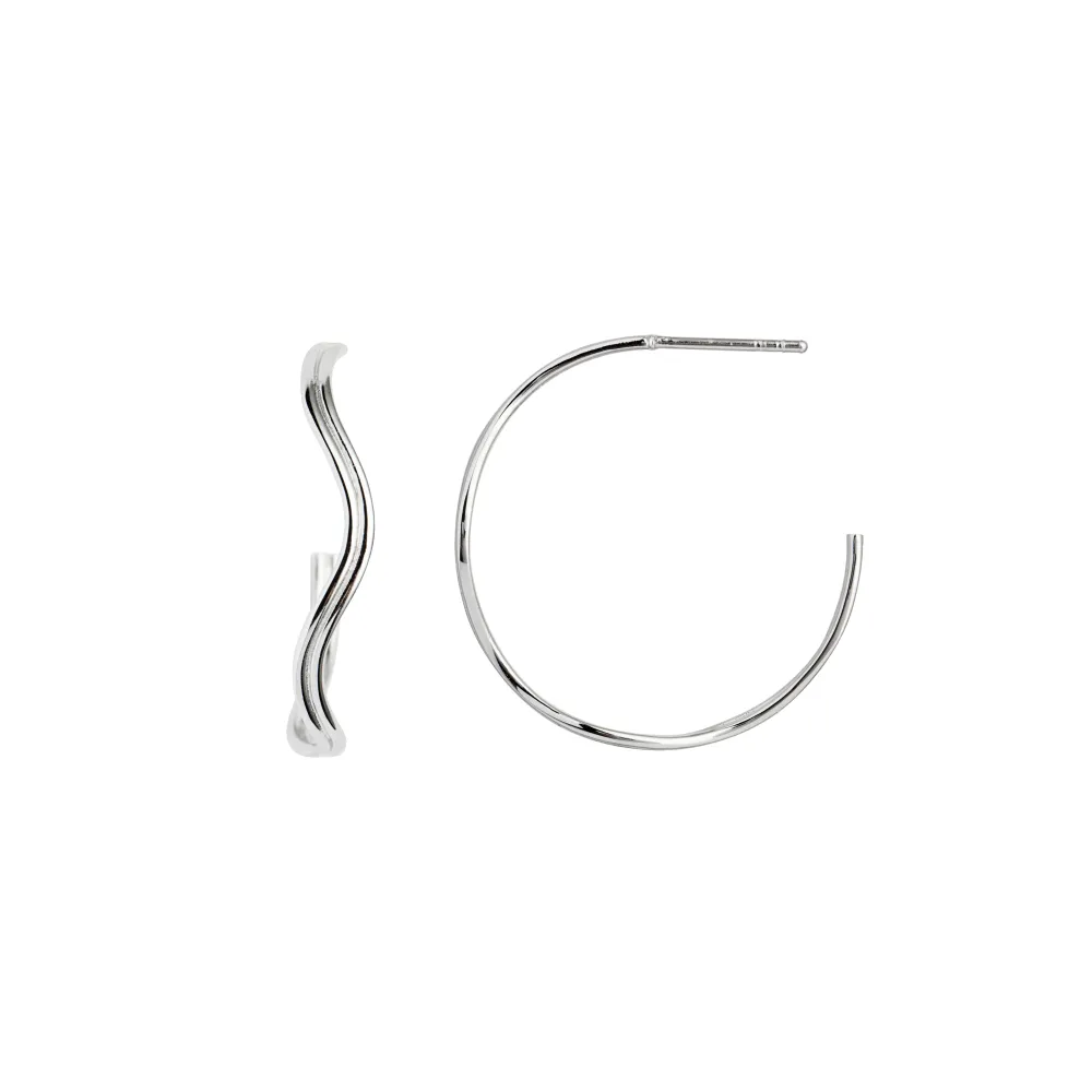 STINE A Jewelry Love Wave ørering 1186-00 | Øreringe | Sølvsmykker