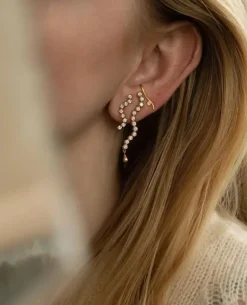 STINE A Jewelry Midnight Sparkle ørering 1250-02 | Øreringe | Forgyldte Sølvsmykker