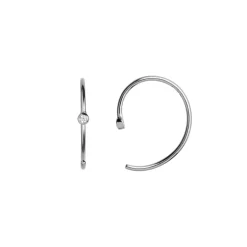 STINE A Jewelry One Dot Open ørering 1152-00 | Øreringe | Sølvsmykker