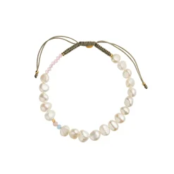 STINE A Jewelry Perlie Creme armbånd 3209-02 | Armbånd | Forgyldte Sølvsmykker