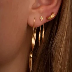 STINE A Jewelry Petit Candy Harlekin ørering 1159-02 | Øreringe | Forgyldte Sølvsmykker