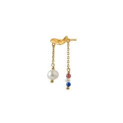 STINE A Jewelry Petit Gold Splash ørering 1306-02 | Øreringe | Forgyldte Sølvsmykker