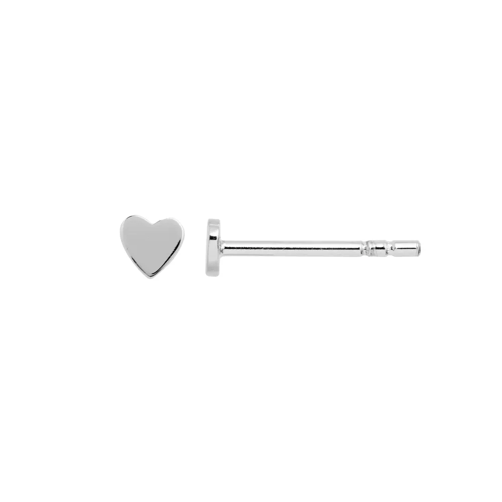 STINE A Jewelry Petit Love Heart ørering 1016-00 | Øreringe | Sølvsmykker