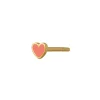 STINE A Jewelry Petit Love Heart ørering 1181-02-CORAL | Øreringe | Forgyldte Sølvsmykker