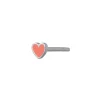 STINE A Jewelry Petit Love Heart ørering 1181-00-CORAL | Øreringe | Sølvsmykker