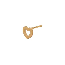 STINE A Jewelry Petit Open Heart ørering 1261-02 | Øreringe | Forgyldte Sølvsmykker