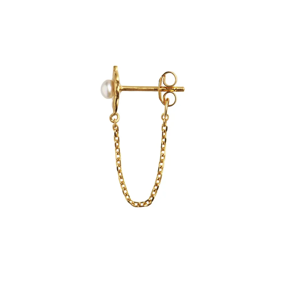 STINE A Jewelry Shelly Pearl ørering 1291-02 | Øreringe | Forgyldte Sølvsmykker