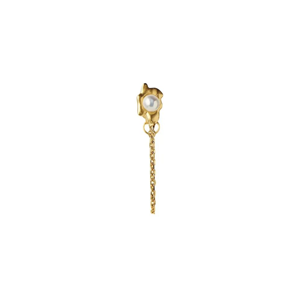 STINE A Jewelry Shelly Pearl ørering 1291-02 | Øreringe | Forgyldte Sølvsmykker