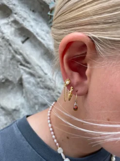 STINE A Jewelry Shelly Pearl ørering 1291-02 | Øreringe | Forgyldte Sølvsmykker