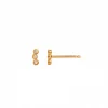 STINE A Jewelry Three Dots ørering 1004-02 | Øreringe | Forgyldte Sølvsmykker