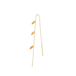 STINE A Jewelry Three Leaves ørering 1042-02 | Øreringe | Forgyldte Sølvsmykker