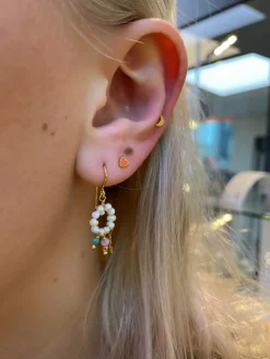 STINE A Jewelry Tout Petit Bella Moon ørering 1280-02 | Øreringe | Forgyldte Sølvsmykker