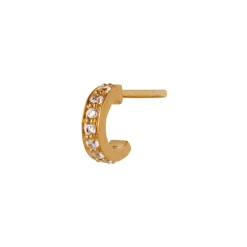 STINE A Jewelry Tres Petit Creol ørering 1244-02 | Øreringe | Forgyldte Sølvsmykker