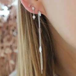 STINE A Jewelry Tres Petit Etoile with Pearl ørering 1283-00 | Øreringe | Sølvsmykker