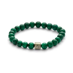 Alexander Lynggaard smykker Alexander Lynggaard ColorUp Malachite 8mm C00520| Herresmykker|Armbånd