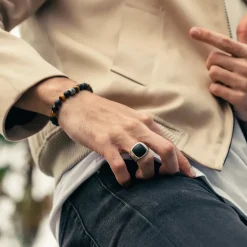 Alexander Lynggaard smykker Alexander Lynggaard Hope Signet Ring Black Onyx H10010| Herresmykker|Ringe