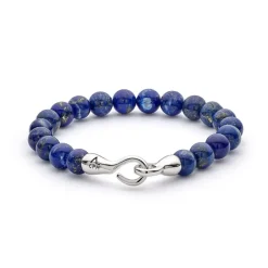 Alexander Lynggaard smykker Alexander Lynggaard Lapis with Hook 8mm F00160| Herresmykker|Armbånd