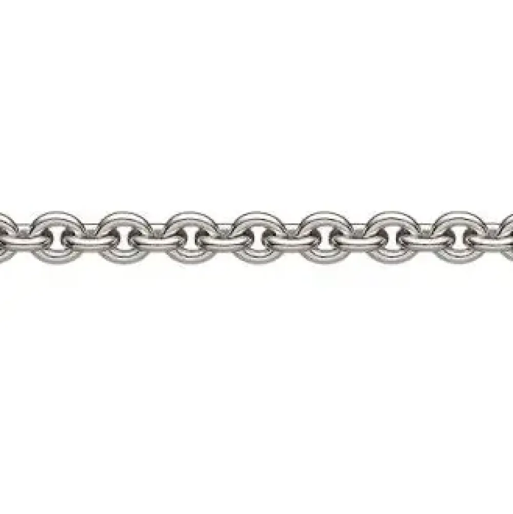 BNH Halskæde 14 kt. Hvidguld Rund Anker 42-45 cm| Guldsmykker|Halskæder