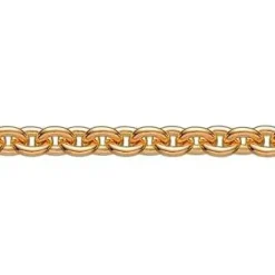 BNH Halskæde 14 kt. Rødguld Rund Anker 40-42 cm| Guldsmykker|Vedhæng