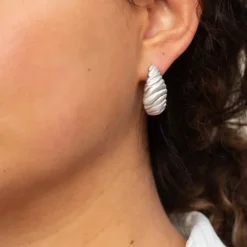 byBiehl smykker ByBiehl Dunes Hoops Large øreringe 4-4901-R| Sølvsmykker|Øreringe