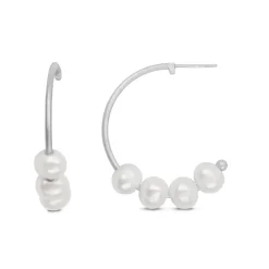 byBiehl smykker ByBiehl Emily Hoops øreringe 4-4701WP-R| Sølvsmykker|Øreringe