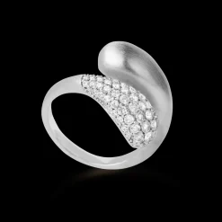 byBiehl smykker ByBiehl Ocean Flow Duo Sparkle ring 5-4207A-R| Sølvsmykker|Ringe