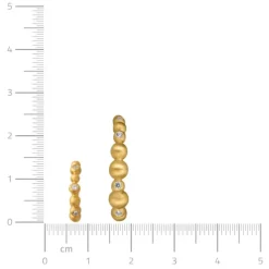 byBiehl smykker ByBiehl Pebbles Hoops øreringe 4-3803A-GP| Forgyldte Sølvsmykker