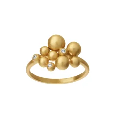 byBiehl smykker ByBiehl Pebbles ring 5-3801A-GP| Forgyldte Sølvsmykker|Ringe