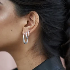 byBiehl smykker ByBiehl Seashell Hoops øreringe 4-3601-R| Sølvsmykker|Øreringe