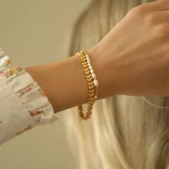 byBiehl smykker ByBiehl Season armbånd 2-3501-GP| Forgyldte Sølvsmykker|Armbånd