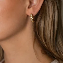 byBiehl smykker ByBiehl Stardust Hoops øreringe 4-4605A-GP| Forgyldte Sølvsmykker|Øreringe