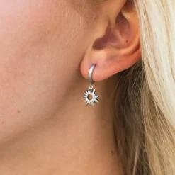 byBiehl smykker ByBiehl Sun Wild Hoops øreringe 4-4801-R| Sølvsmykker|Øreringe