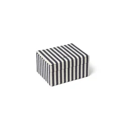 DAY ET Small Striped Cotton Jewellery Box 325249085104004| Smykkeskrin