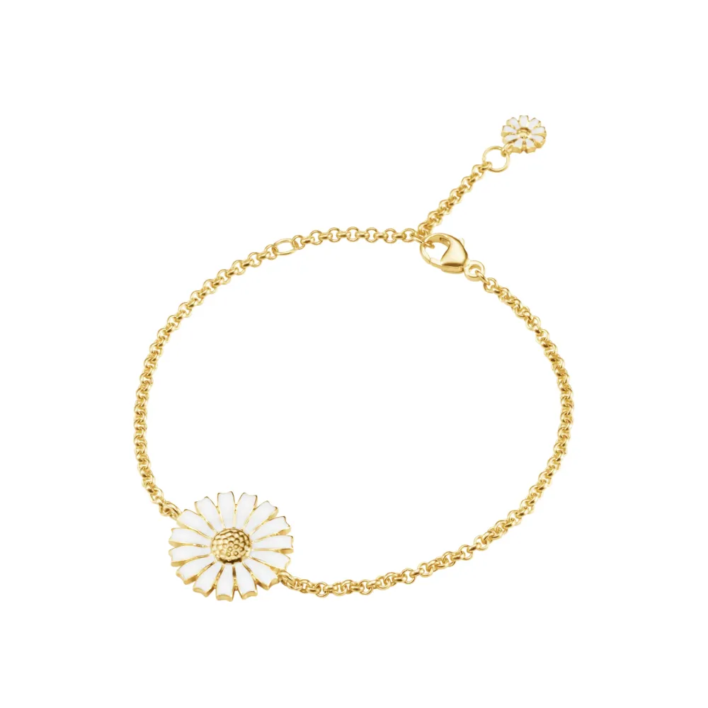 Georg Jensen Daisy armbånd 20001669| Forgyldte Sølvsmykker|Armbånd