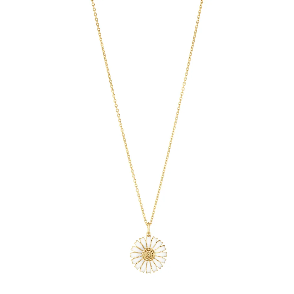 Georg Jensen Daisy halskæde 20001774| Forgyldte Sølvsmykker|Halskæder