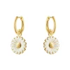 Georg Jensen Daisy øreringe 20001671| Forgyldte Sølvsmykker|Øreringe