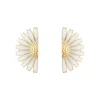 Georg Jensen Daisy øreringe 20001551| Forgyldte Sølvsmykker|Øreringe