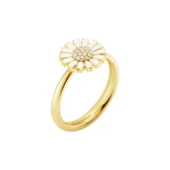 Georg Jensen Daisy ring 20001722| Forgyldte Sølvsmykker|Ringe