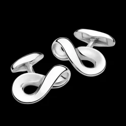 Georg Jensen Infinity manchetknapper 3533817| Herresmykker|Sølvsmykker